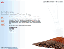 Tablet Screenshot of gemelectro.com
